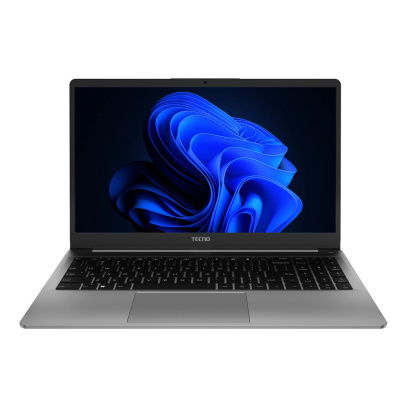 Ноутбук 15.6" TECNO MegaBook K15SDA (71005000619) AMD Ryzen 5 7430U, 8Gb DDR4, SSD 512Gb, AMD Radeon Graphics, IPS, Full HD, Windows 11 Home, Grey, серый