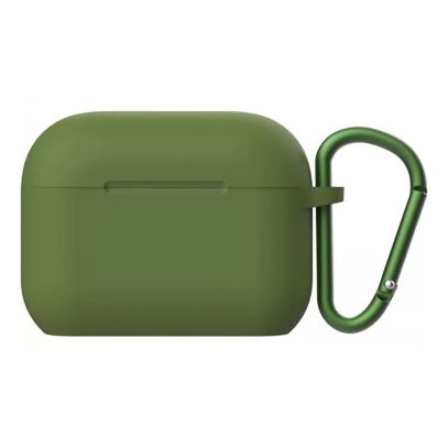 Чехол для Apple AirPods Pro 2 KEEPHONE Silicone Case Green, зеленый