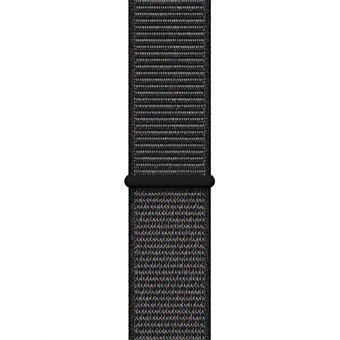 Apple Watch Series 4, 40 мм, корпус из алюминия цвета «серый космос», спортивный браслет чёрного цвета