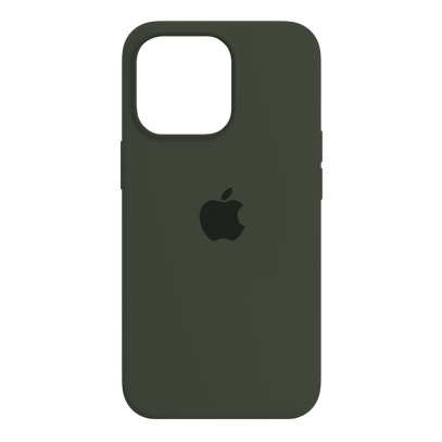 Чехол Silicone Case для Apple iPhone 13 Pro Темно-зеленый