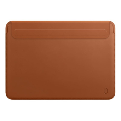 Чехол для MacBook Pro 16.2" 2021/23 WiWU Skin Pro II Leather Sleeve Коричневый