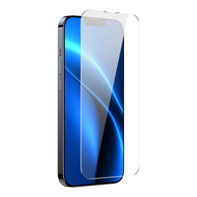 Защитное стекло для iPhone 13 Pro Max/14 Plus Baseus Crystal glass 1шт + EasyStick (SGBL100202) Глянцевое