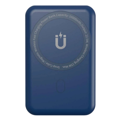 Внешний аккумулятор WiWU 10000mAh Power Bank Snap (Cube-SC) Голубой