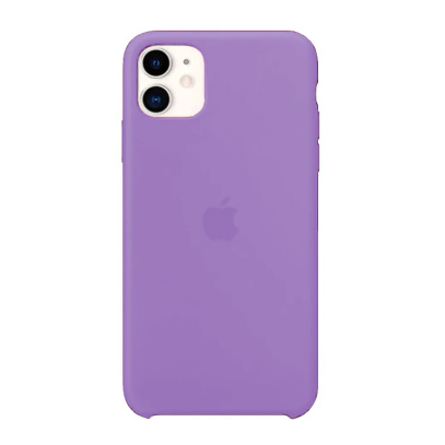 Чехол Silicone Case для Apple iPhone 11 Lavender, лавандовый