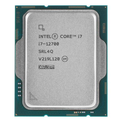 Процессор Intel Core i7-12700, 2.1 ГГц (Turbo 4,90 ГГц), LGA1700, OEM (CM8071504555019SRL4Q)