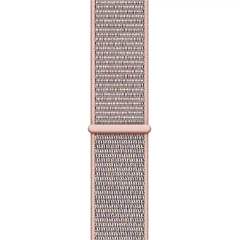 Apple Watch Series 4, 40 мм, корпус из алюминия золотого цвета, спортивный браслет цвета «розовый песок»