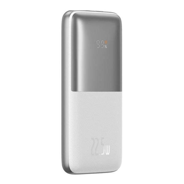 Внешний аккумулятор Baseus 10000mAh Bipow Pro Digital Display Fast Charge 22.5Вт с кабелем USB - Type-C PPBD2-1022 (PPBD040002) Серебристый