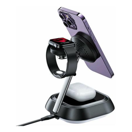 Беспроводное зарядное устройство AceFast Wireless Charger Desktop Holder (E16) Black, чёрный