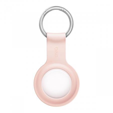 Чехол для Apple AirTag UNIQ Lino Liquid silicone (AIRTAG-LINOPNK) Розовый