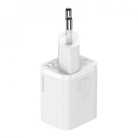 Зарядное устройство USB Type-C Baseus Super Si Quick Charger 1C 20Вт EU (CCSUP-B02) Белый