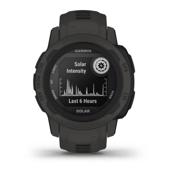 Часы Garmin INSTINCT 2S solar Graphite, черный