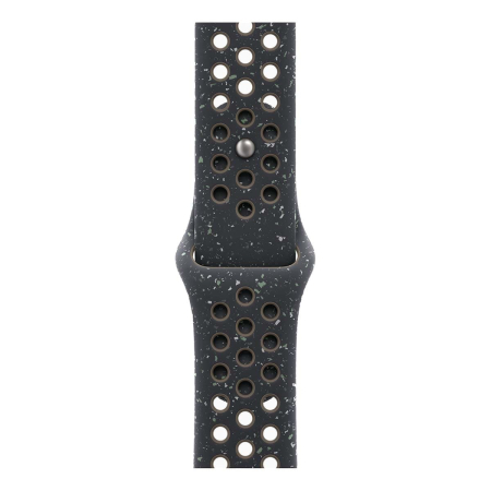 Apple Watch Series 10, 42 мм корпус из алюминия цвета «Jet Black», ремешок Nike Sport Band размера S/M цвета «Midnight Sky»