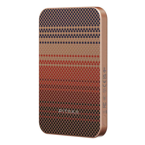 Внешний аккумулятор Pitaka 5000mAh Aramid Fiber Magnetic Power Bank Закат
