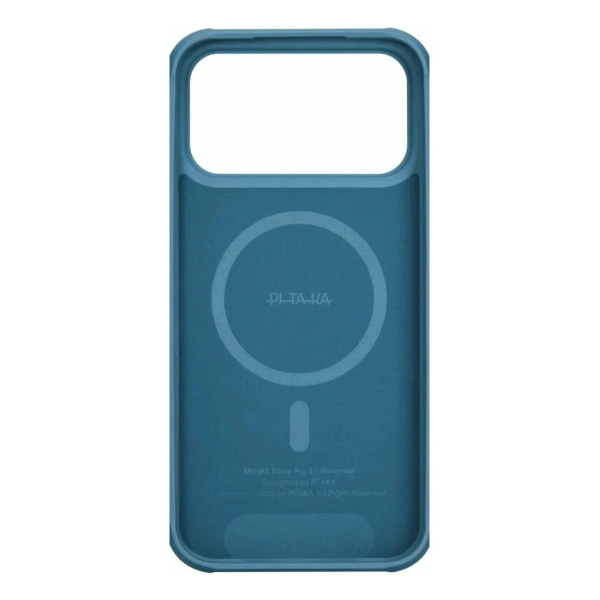 Чехол для iPhone 17 Pro Pitaka Aramid ProGuard Case (KI1703MGP) Moonrise, синий