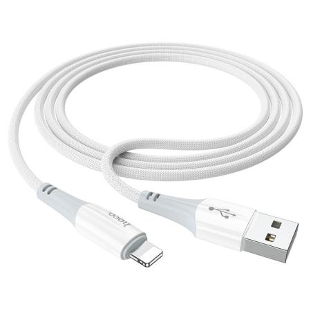 Кабель hoco. Fast charging data cable разъем USB – Lightning, 1 м (X70) Белый