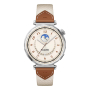 Часы HUAWEI Watch GT 5 Silver, 41 мм, цвет корпуса серебряный, цвет ремешка бежевый