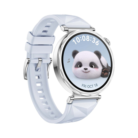 Часы HUAWEI Watch GT 5 Silver, 41 мм, цвет корпуса серебряный, цвет ремешка голубой