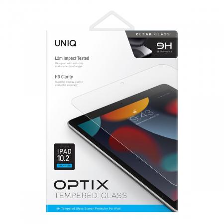 Стекло для iPad 10.2" (2019/21) UNIQ OPTIX (PD10.2-CLEAR) Глянцевое