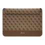 Чехол Guess для ноутбуков 13"/14" Sleeve 4G Bottom stripe Metal logo (GUCS14PS4SGW) Коричневый