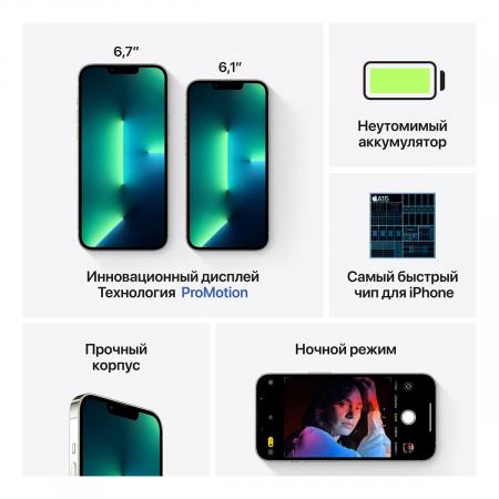 Apple iPhone 13 Pro Max 512Gb Silver, серебристый