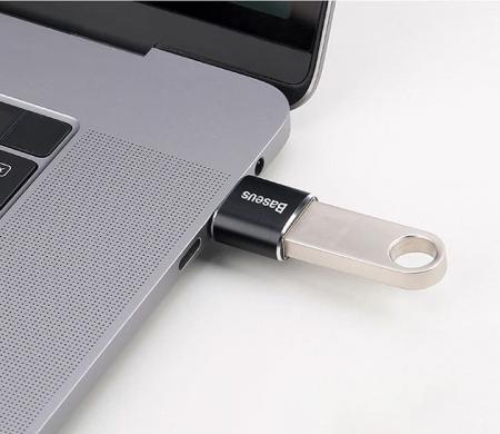 Адаптер Baseus USB-А - USB Type-C (CATOTG-01) Черный