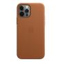 Чехол Leather Case MagSafe для Apple iPhone 12/12 Pro Brown, коричневый