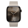 Apple Watch Series 10, 42 мм корпус из титана цвета «Natural», ремешок Link Bracelet цвета «Natural»