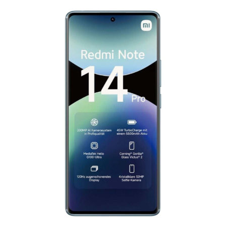 Xiaomi Redmi Note 14 Pro 8/256Gb Ocean Blue, голубой