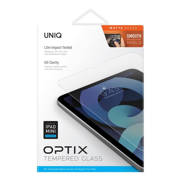 Стекло для iPad Mini 8.3" (2021) UNIQ OPTIX (PDM6(2021)-MATTE) Матовое