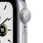 Apple Watch SE (2020), 40 мм корпус из алюминия серебристого цвета, спортивный ремешок цвета «синий омут»