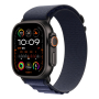 Apple Watch Ultra 2 (2024), 49 мм корпус из титана цвета «Black», ремешок Alpine Loop размера S цвета «Navy»