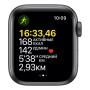 Apple Watch SE (2020), 40 мм корпус из алюминия цвета «серый космос» спортивный ремешок цвета «Midnight»