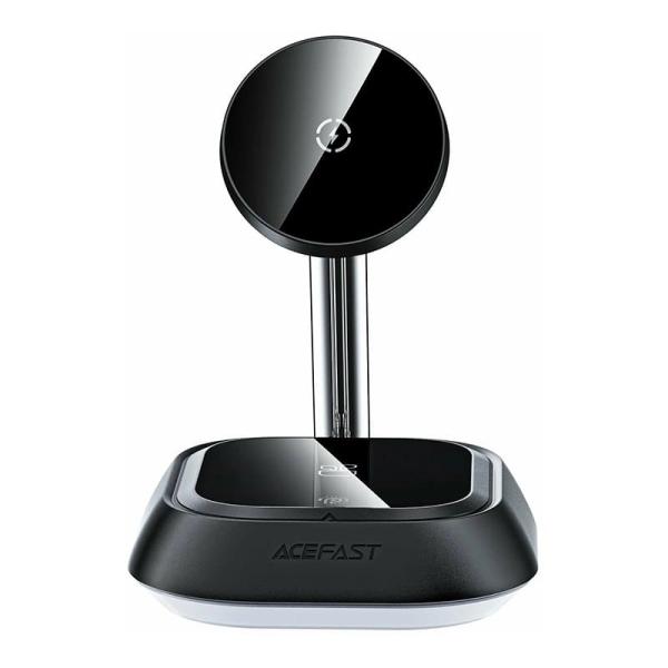 Беспроводное зарядное устройство AceFast Wireless Charger Desktop Holder (E16) Black, чёрный