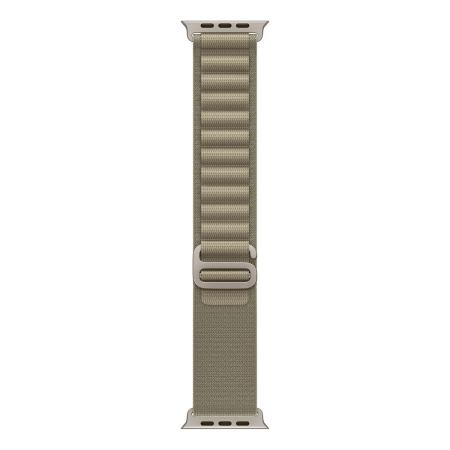 Apple Watch Ultra 2 (2023), 49 мм корпус из титана цвета «Natural», ремешок Alpine Loop размера S цвета «Olive»