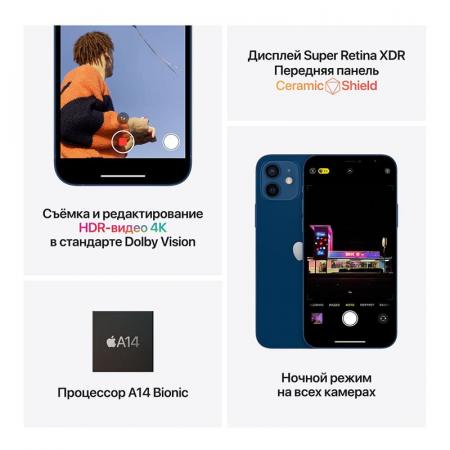 Apple iPhone 12 mini 256Gb Purple, фиолетовый