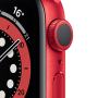 Apple Watch Series 6, 40 мм, корпус из алюминия цвета (PRODUCT)RED, спортивный ремешок красного цвета