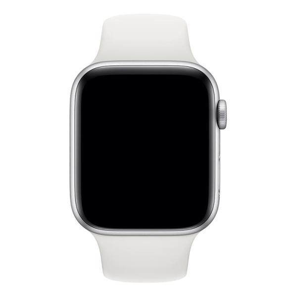 Силиконовый ремешок COTEetCI Silicone Sport Band для Apple Watch 38/40 мм White, белый