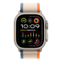 Apple Watch Ultra 2 (2023), 49 мм корпус из титана цвета «Natural», ремешок Trail Loop размера M/L цвета «Orange/Beige»