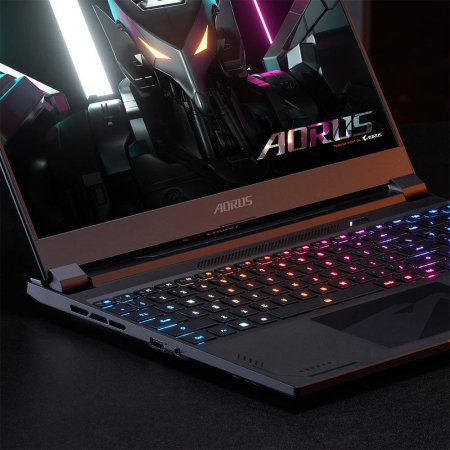 Ноутбук GIGABYTE Aorus 15X ASF Core i9 13980HX/16Gb/1Tb SSD/NV RTX4070 8Gb/15.6" QHD/DOS Black, черный