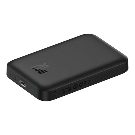 Внешний аккумулятор Baseus 6000mAh Magnetic Mini Air Wireless Fast Charge Cluster 20W (P10059002113-00) Чёрный