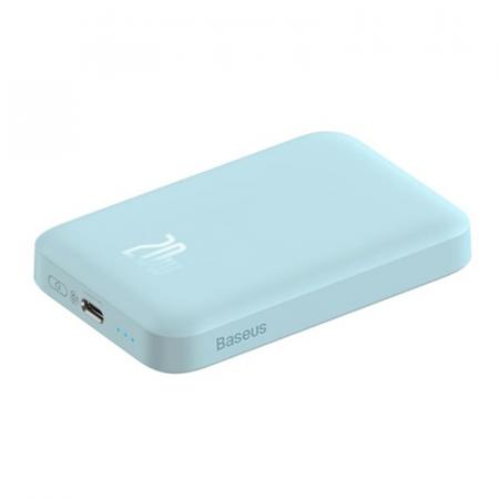 Внешний аккумулятор Baseus 6000mAh Magnetic Wireless Charging Power Bank 20W с MagSafe PPCXW06 (PPCX020003) Синий