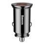 Автомобильное зарядное устройство Baseus BS-C16Q1-X 2xUSB, 5A, 30 Вт (CCALL-YD01) Черный