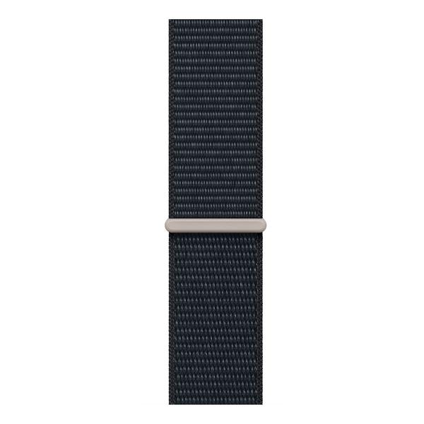 Apple Watch SE (2023), 44 мм корпус из алюминия цвета «Midnight», ремешок Sport Loop цвета «Midnight»