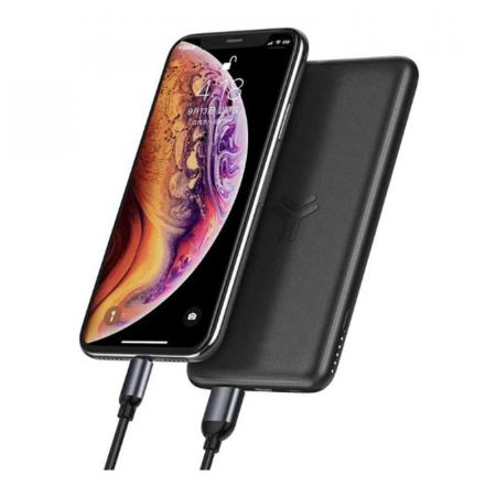 Внешний аккумулятор с беспроводной зарядкой Baseus 10000mAh 18Вт (PPS10-01) Чёрный