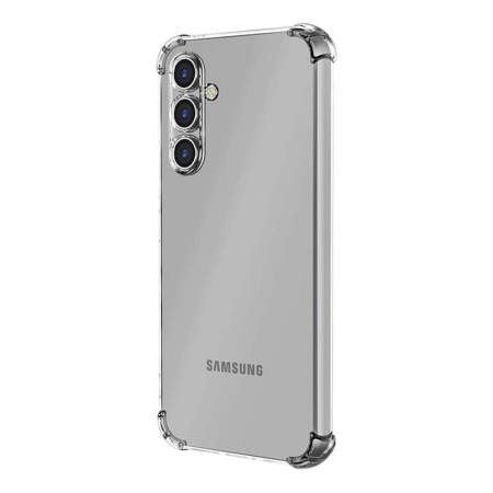 Чехол для Samsung Galaxy S24 с защитой камер, Прозрачный
