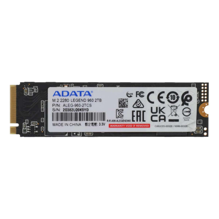 SSD накопитель ADATA Legend 960 2Tb M.2 2280 (ALEG-960-2TCS)