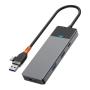 Хаб WiWU Linker Series Hub (A431C) Серый