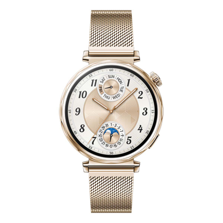 Часы HUAWEI Watch GT 5 Gold, 41 мм, цвет корпуса золотистый, цвет ремешка золотистый
