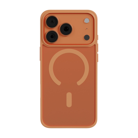 Чехол для iPhone 17 Pro Max с MagSafe AceCase Soft Rim Orange, оранжевый