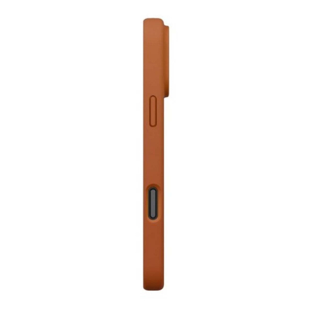 Чехол для iPhone 17 Pro с MagSafe UNIQ LINO (IP6.3P(2025)-LINOMSORG) Sunset Orange, оранжевый